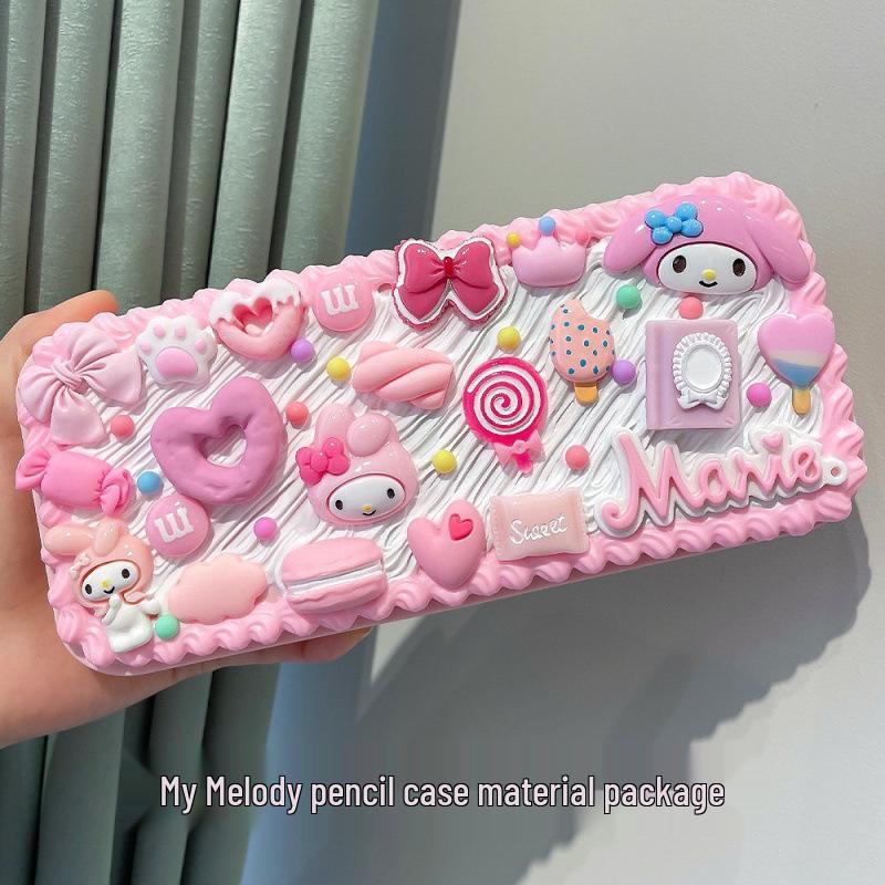 DIY Handgemachtes Cremeleim Stiftebox Set – Kreatives und Niedliches Schüler Schreibwaren Paket