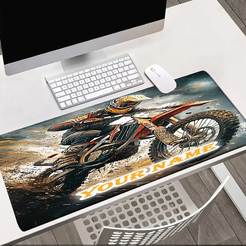 1PC Custom Name Through Storm Mouse pad, keyboard and mouse desk pad, for computer notebook Birthday Gift For Any Room Or Office
