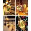 2Pcs Christmas Snow Globe String Lights Indoor Decorations 6.6 FT Battery Operated Powered String Lights for Christmas Tree Snow Scene In 20 Clear