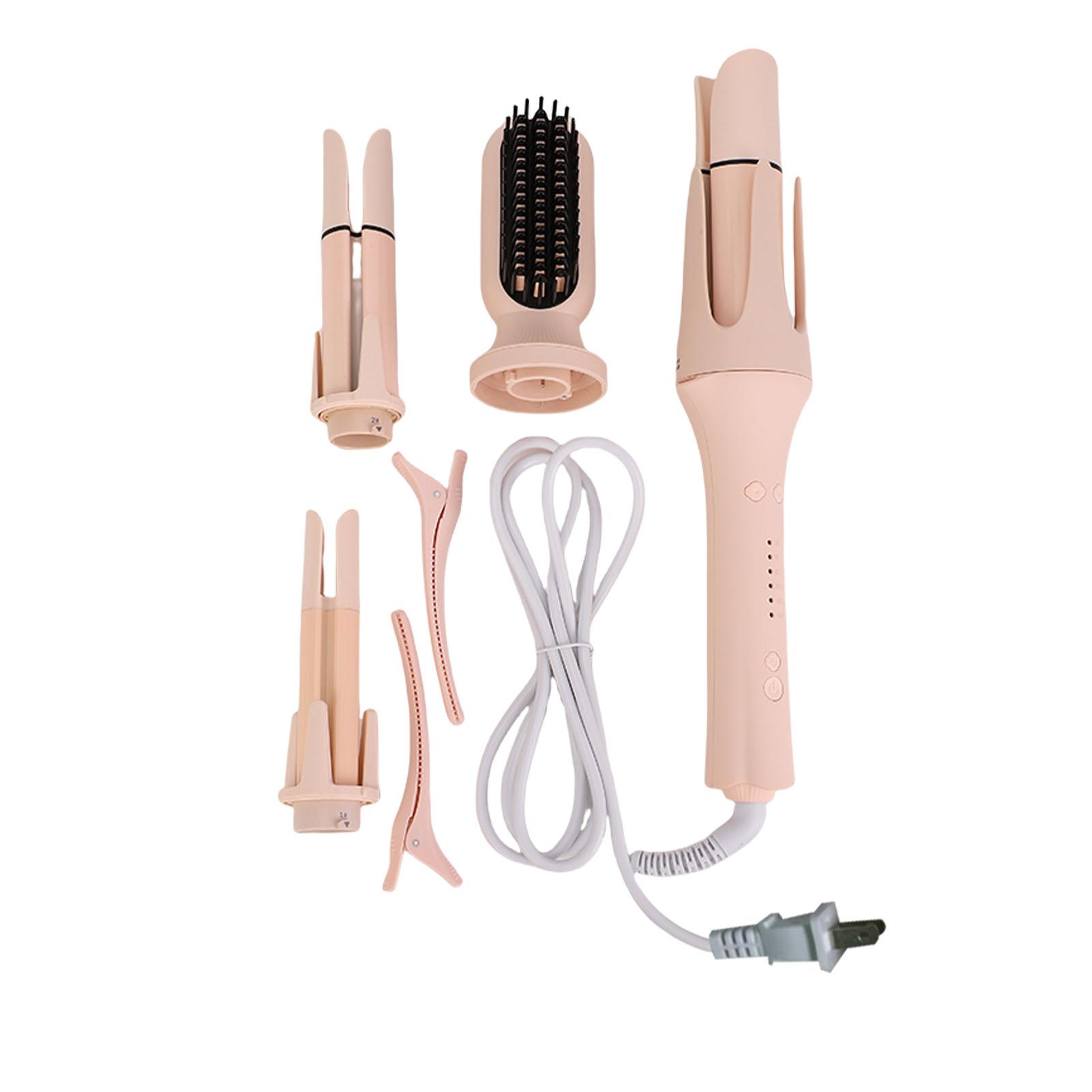 

Автоматическая ионная керамическая плойка 4 в 1, набор вращающихся плоек с отрицательными ионами и выпрямителем US Plug