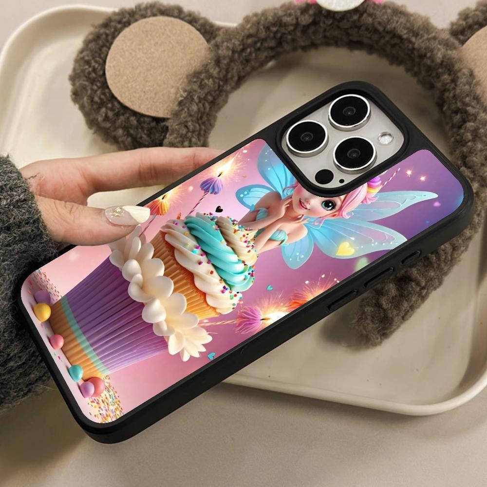 Milkshake Icecream Mobile Phone Case for iPhone 17 16 15 14 13 12 11 Air Pro Max Plus Matte Surface Colorful Cover Luxury Pretty