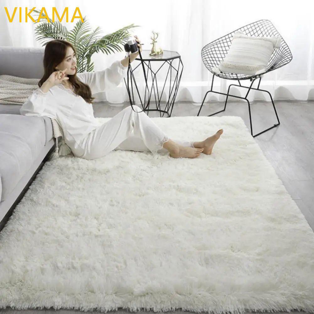 Tie-Dye Large Carpet Living Room Fluffy Floor Mat Super Soft Children's Room Non-Slip Home Decoration Bedroom Rug Washabl