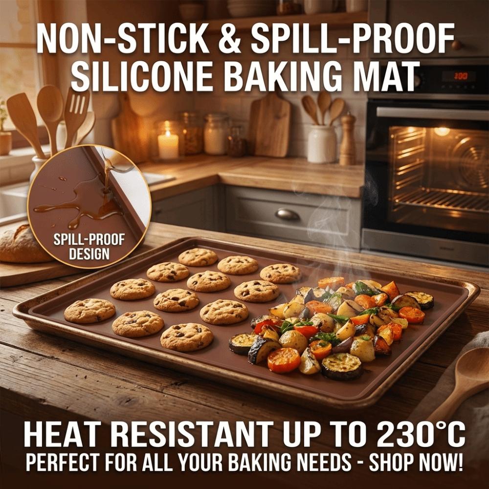 40cmx30cm Cake Roll Pad Silicone Macaron Swiss Roll Mat Silicone Baking Mat Professional Bakery