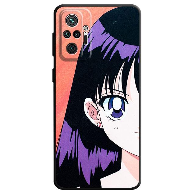 Husa de telefon pentru Redmi Note 9 11S 9S 11T 11 Pro 8T 10 Lite 7 10S 8 Husa moale TPU rezistenta la socuri Anime japonez Kawaii Sea Moon