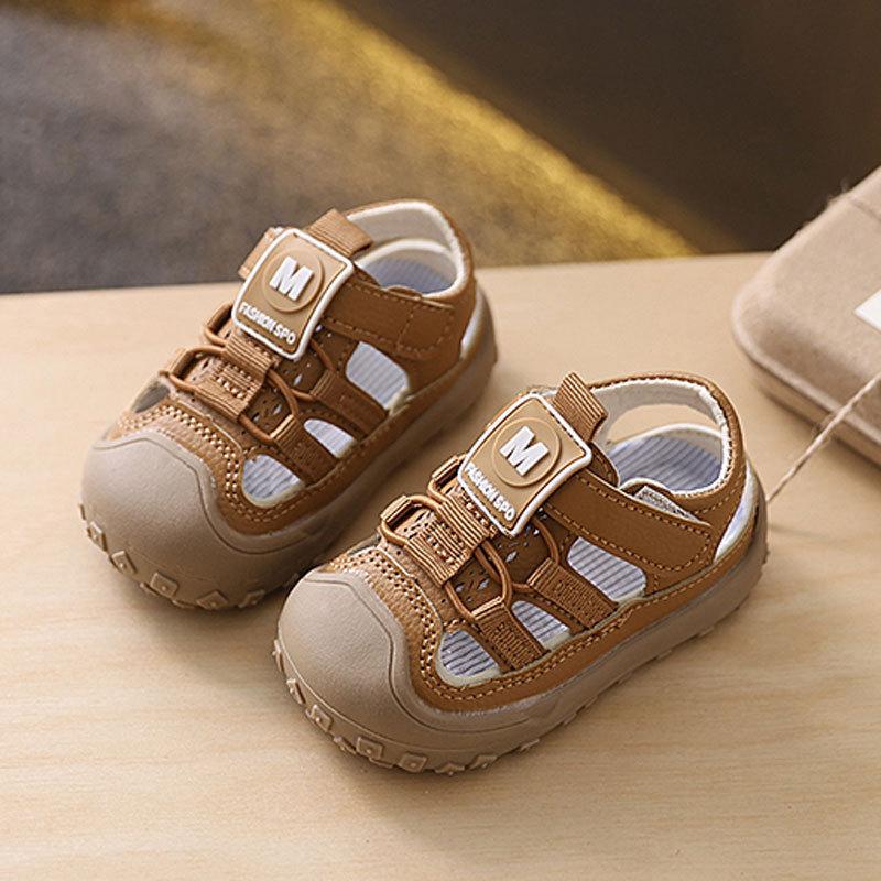 Baby Summer Toddler Sandals With Breathable Synthetic Leather For Boys Girls