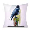 Watercolor Animals Cushion Cover 45X45Cm Cartoon Animals Portrait Printed Throw Pillow Cover Home Decorative Pillowcase For Sofa