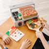 Melissa & Doug Wooden Play Kitchen Set with Pizza Counter Pizza Oven and Food Toys 9465