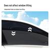 Double Layer Sun Shade with Zipper: Insulated, Breathable Privacy Curtain for Self-Driving Tours