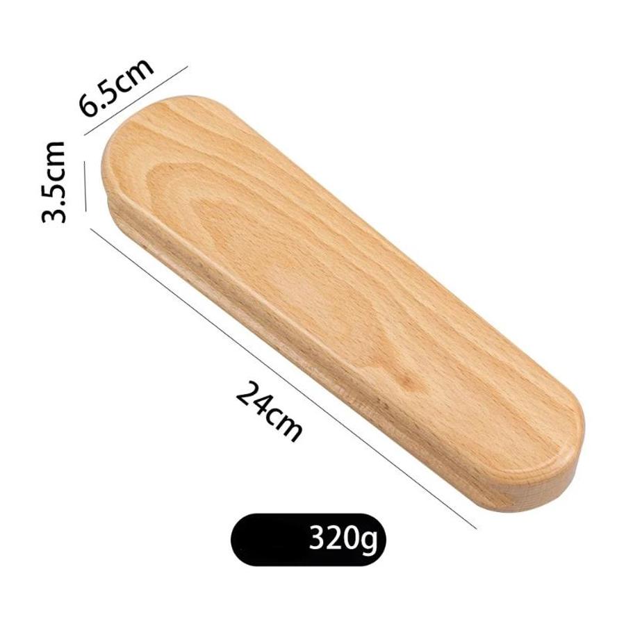 Multi-Purpose Beech Wooden Tailors Clapper Professional Double Sided Pressing Pad For Quilting Sewing Ironing Fabric Accessories