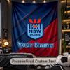 TapestryNSW Blues Logo Custom Name Text Personalized Wall Hanging Tapestry Home Wall Decor