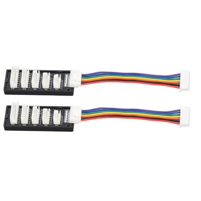 2 Pezzi Scheda di Ricarica Bilanciata Plastica 2S?Adattatore Convertitore di Carica di Bilanciamento 6S per B6 B6AC A6 Smart