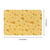 Street Hip-Hop Cheese Design Doormat Anti-Slip Entrance Kitchen Bath Floor Door Mat  Garden Carpet Rug