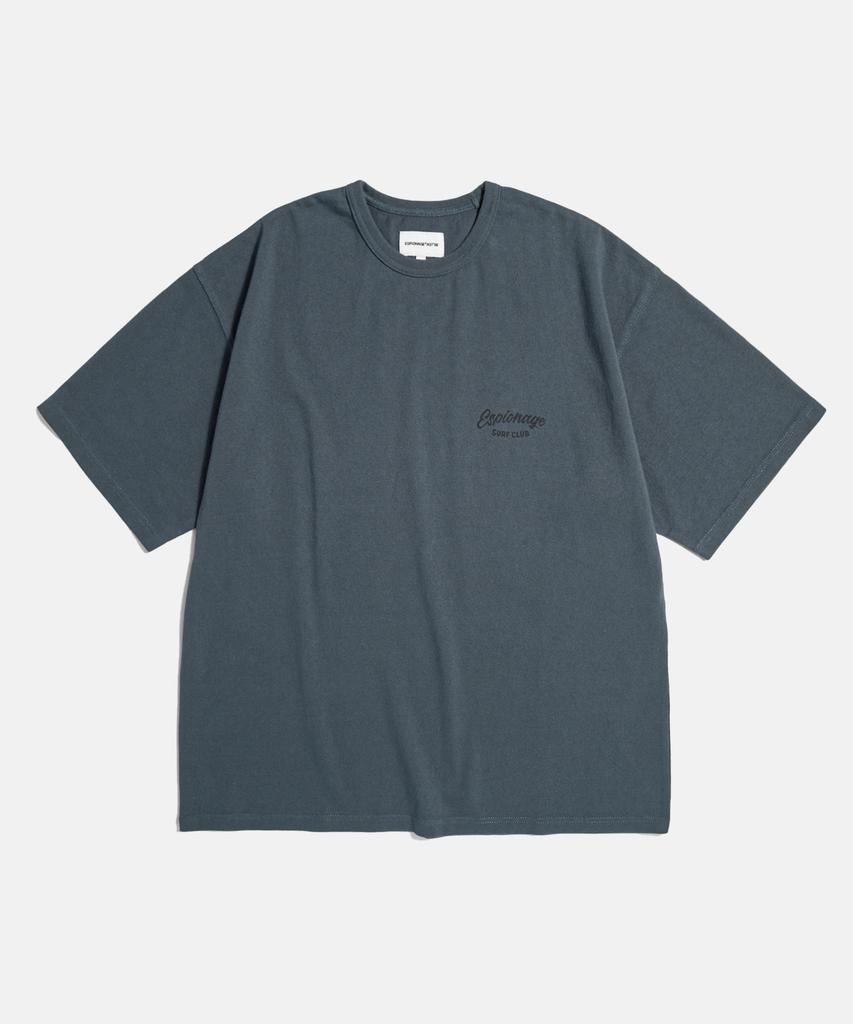 ESPIONAGE Surf Club Heavyweight Tee Slate