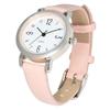 Fieldwork Women's Analog Watch with Leather Strap, Pink Pick, PP014-2