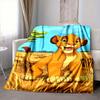 1Pc Lion Cub Grassland Blanket Soft And Comfortable Casual Warm Camping Travel Christmas Halloween Xmas Gift M9243