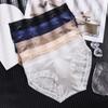 2PCS Men's Ice Silk Sexy Soft Lace Letter Print Comfortable Fashion Plus Size Triangle Underwear