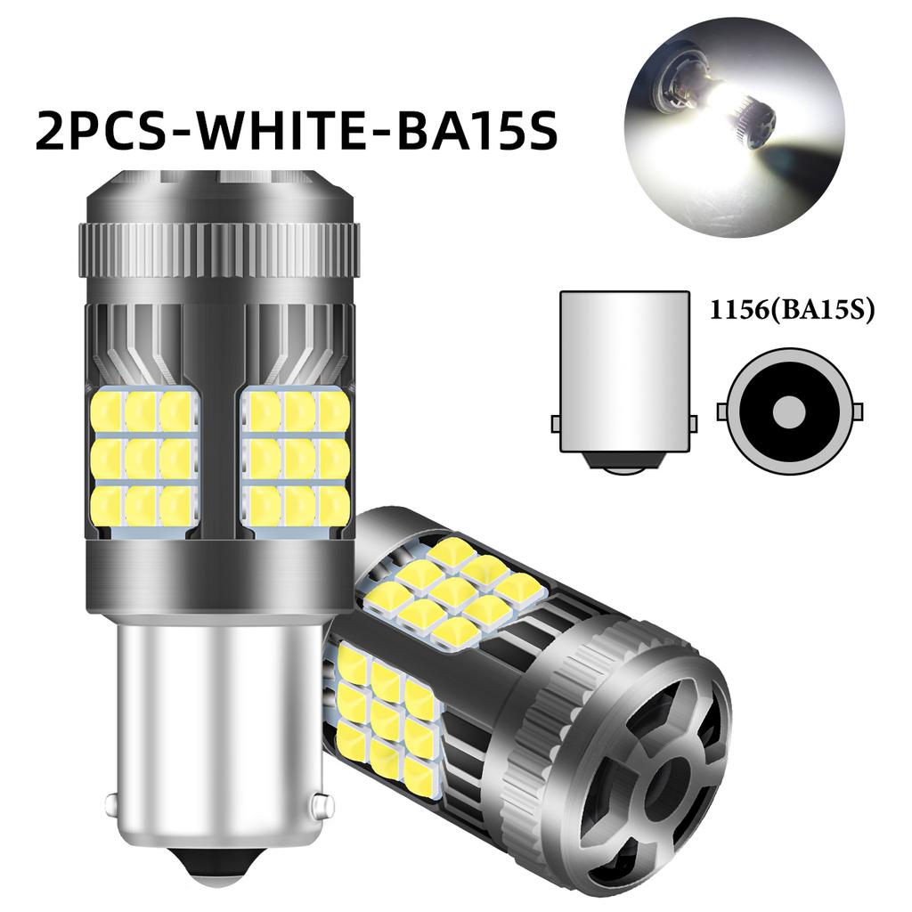 2pcs 1156 P21W 1157 Turn Signal Light 7440 T20 BAU15S DRL 7443 CANBUS LED Bulb with Fan Super Bright Car Reverse Brake Lights
