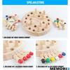 MEMORIX Holz Spielzeug Gedächtnis Memory Schach Match Stick Kinder Lernspielzeug