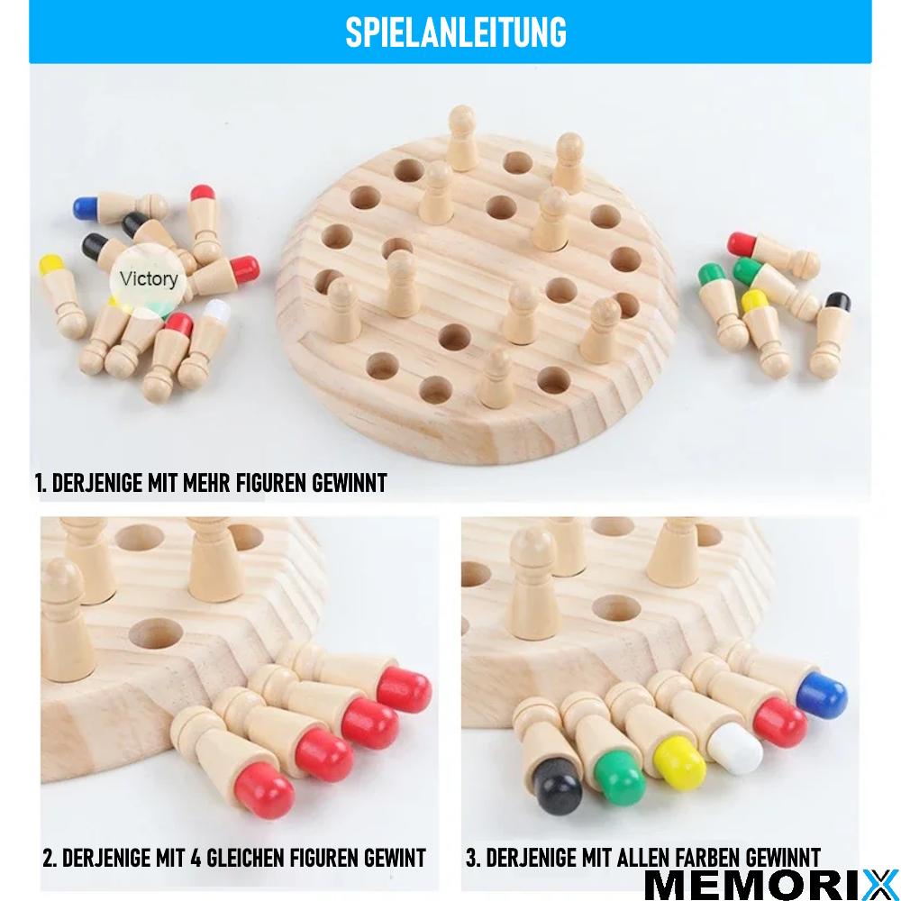MEMORIX Holz Spielzeug Gedächtnis Memory Schach Match Stick Kinder Lernspielzeug