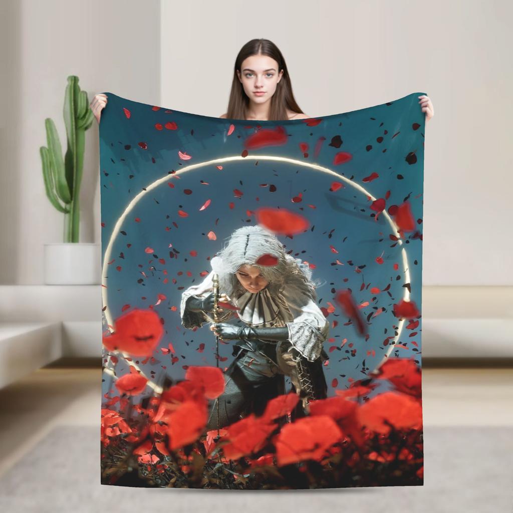 Esquie Clair Obscur Expedition 33 Game Blanket Plush Awesome Breathable Throw Blanket for Bed Sofa All Season
