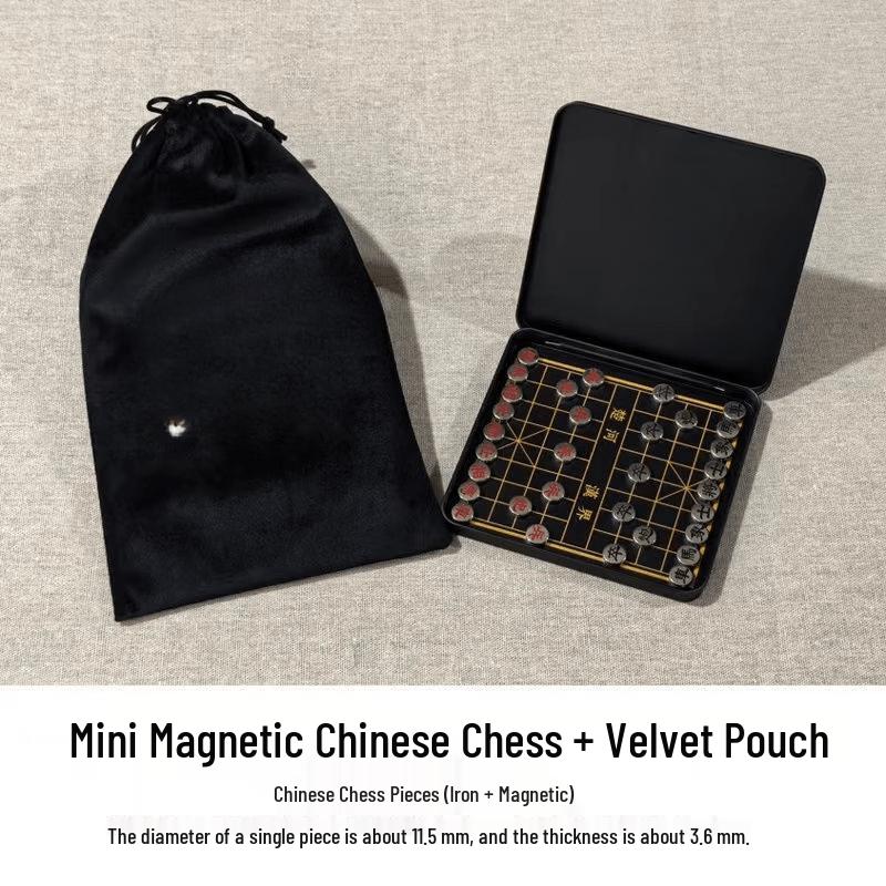 Mussels Mini Magnetic Chinese Chess Set