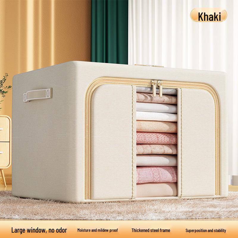 Extra Large Foldable Oxford Cloth Storage Box for Wardrobe - Thickened and Spacious