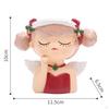 Elf Girl Flower Pot Plant Anti Slip Desktop Ornaments Resin Planters Bonsai for Office Desk