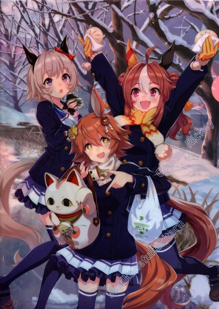 Clear File Uma Musume Pretty Derby Compatible 3rd Anniversary Karen Chan Copano Ricky Machikane Fukukitaru