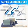 Window Track Cleaner Tool Set, 13 Pcs Magic Window Sill Cleaning Tools Kit with Groove Cleaning Brush for Door Tracks, Tile Lines, Shutter, Car Vents