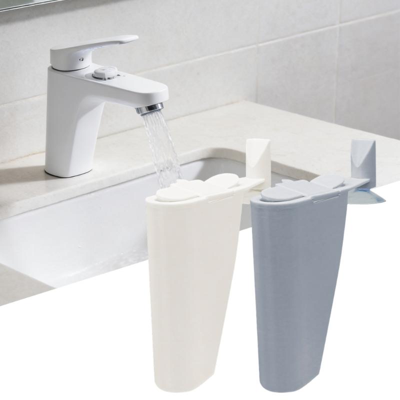 Toothbrush Holder With Dust Cover Suction Cup Silicone Toothbrush Stand For Bathroom Countertop Storage Enduring