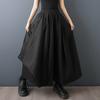 DIMANAF 2026 Summer Plus Size Women Long Pants Black Fashion Loose Trousers Big Size Casual Bottoms Pants Skirts