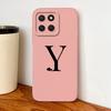 For Honor X8 X8A X8B X8C Case Simple Heart Letters Full Protection Phone Cases For Honor X 8 5G Soft Liquid Silicone Back Covers