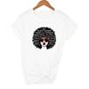 I Am A Strong Melanin Queen Print T Shirt Women Summer T Shirt Clothes African Black