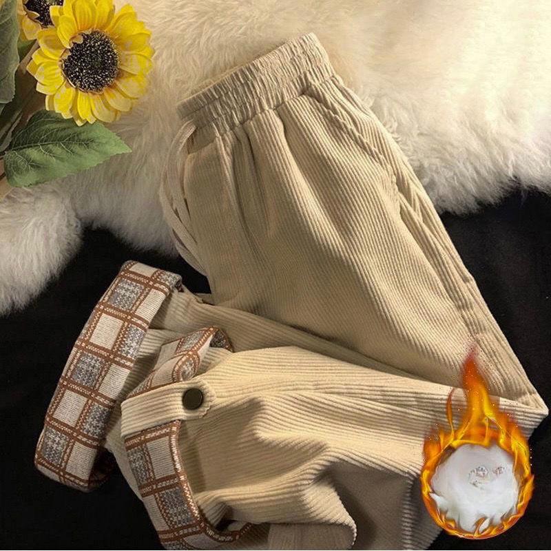 

Зимние прямые брюки, свободные и тонкие широкие брюки, женские флисовые утолщенные модные брюки для полных 5XL