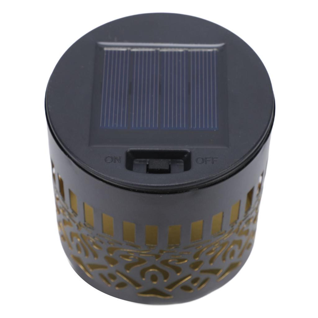Decorative Solar Mandala Light Metal IP65 Water Proof Outdoor Solar Fence Light for Deck Step Wall Garden Patio Backyard