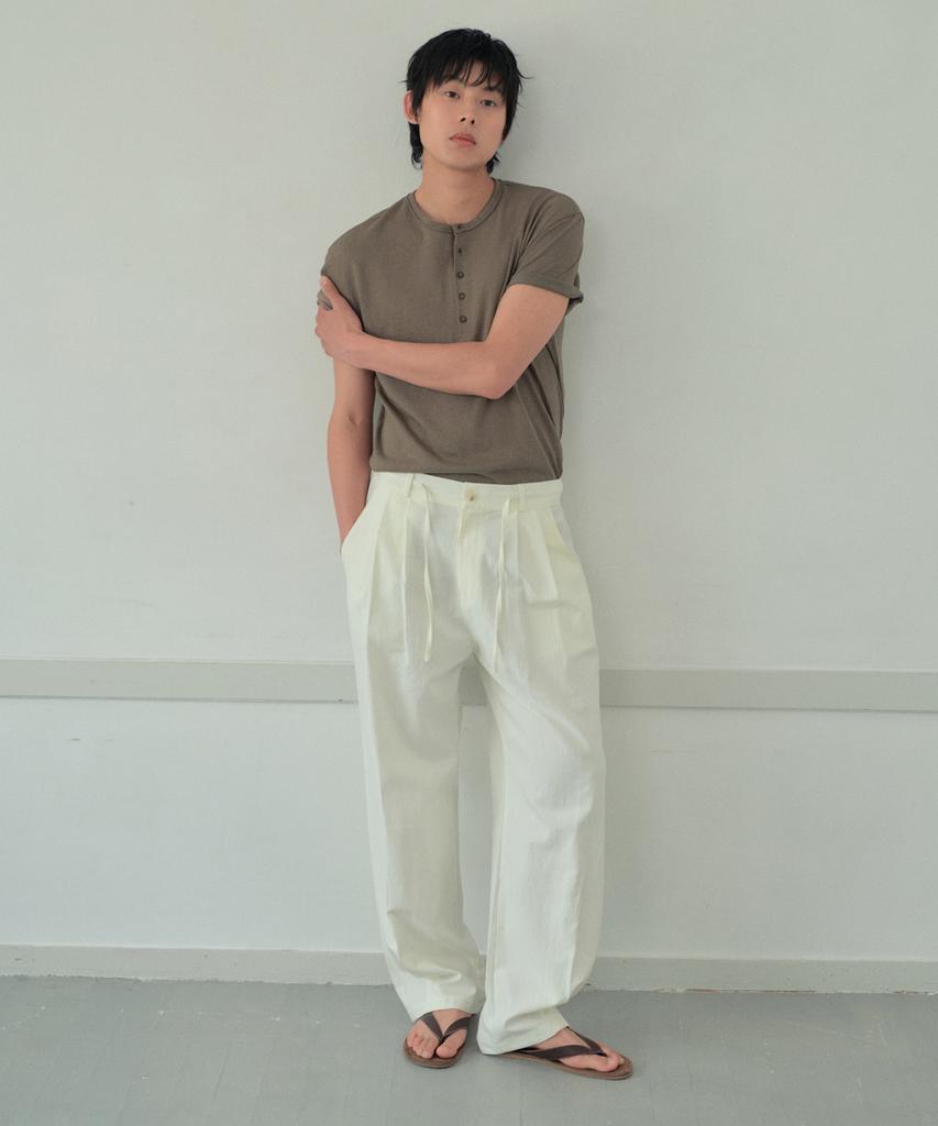 Wednesday Oasis Vintage Henley Neck Short Sleeve T-Shirt_3 Colors(Wb6Tp27)