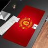 Tappetino per mouse con stemma del Manchester United, base in gomma, tappetino da scrivania per esports, tappetino per mouse per giocatori e uso in ufficio, scrivania da gioco, tappetino facile da pulire