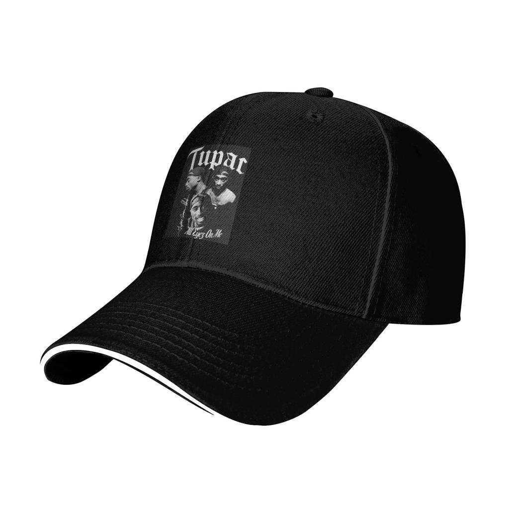Rapper Tupac PAC Hip Hop Cap Casual Baseball Caps Adjustable Hat Hip Hop Summer Unisex Baseball Hats Customizable
