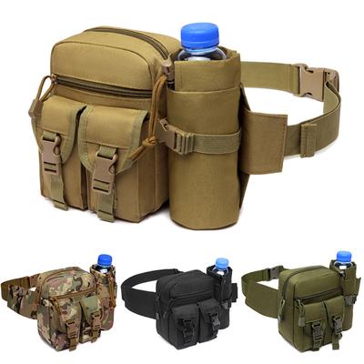 Neue Outdoor Taille Tasche Männer Taktische Wasser Flasche Wasserdicht Molle Camouflage Jagd Wandern Klettern Nylon Handy Gürtel Pack