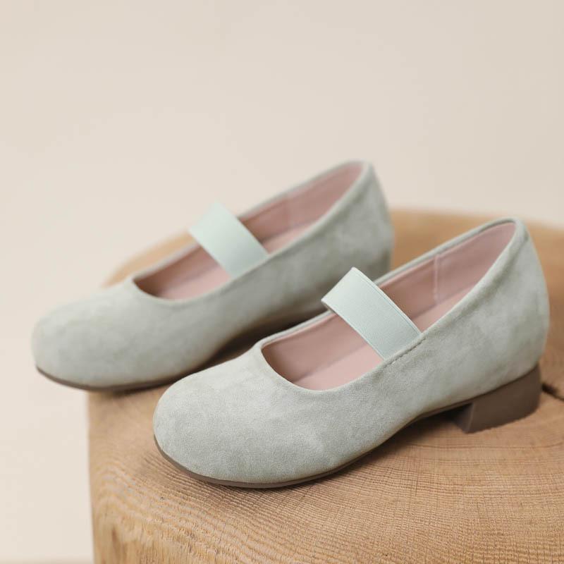 Fairy Shoes Gentle Single Shoes Female 2025 New Summer Evening Shoes Shallow Mouth Ballet Shoes Square Head Soft Sole Doudou Shoes