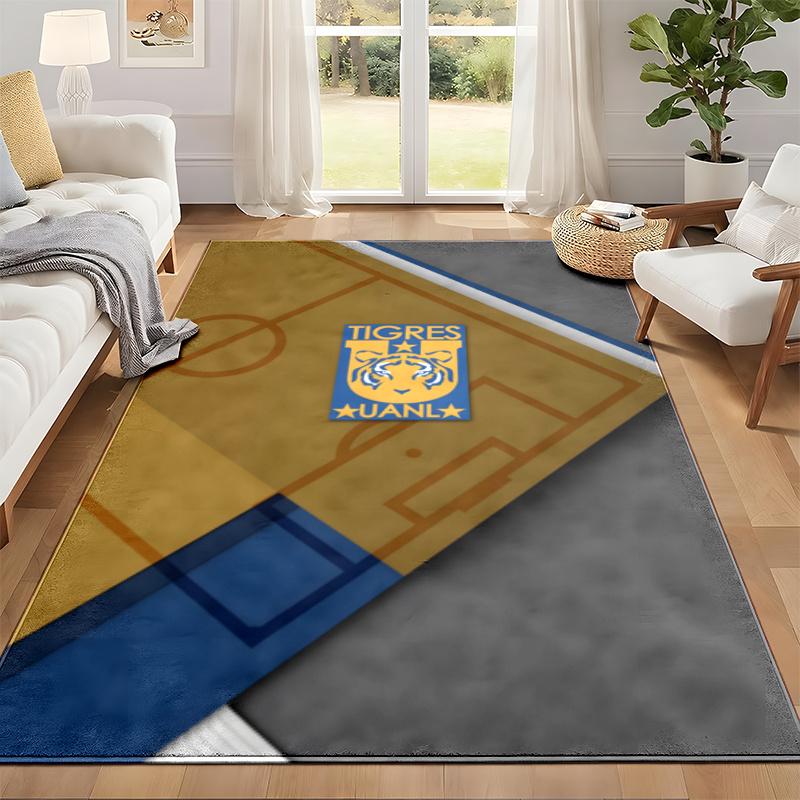Club Tigres UANL Carpet Door Mat for Living Room or Bedroom Protective Mat Under Chair Office Decoration Christmas Gift Birthday Present