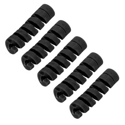 10PCS Gaine de Protection de Câble de Frein Spiralée TPR Protection de Gaine de Câble de Frein de Vélo pour Tube de Fil de 4mm 5mm