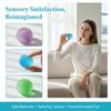 Sensory Slushie Squeeze Ball 1PC Reusable Crunchy Crackling Toy for Stress Relief Calm Fidget Play At Work Home