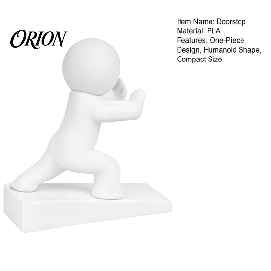 Tappo per Porta Decorativo Tappo per Porta Senza Bave, Fermaporta Stabile Stampato in 3D, Tappo per Porta Uomo che Calcia Stampato in Pezzo Unico, Design Protegge Pareti Mobili