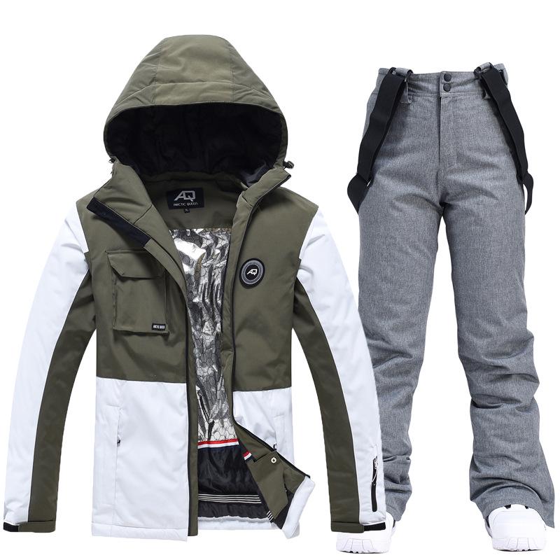 Men's & Women's Winter Ski & Snowboard Suit - Warm, Thickened Jacket and Pants