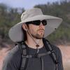 Summer Sun Protection Wide Brim Fisherman Hat For Men Outdoor Fishing And Hiking