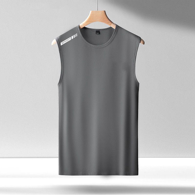 Men's Quick-Dry Ice Silk Mesh T-Shirt - Breathable, Loose-Fit, Casual Short Sleeve Sportswear