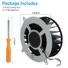 Interner Kühlventilator für PS5-Konsole Ventilator für PS5-Konsole 23 Flügel Interner Kühlventilator für PS5 Flügel