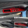 4Pcs Red Style Door Lock Glass Control Button Panel Cover Window Lift Switch Panel Trim Compatible with Hyundai Elantra N 2022-2025 Elantra N Line