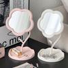 Ins Style Flower Desktop Makeup Mirror